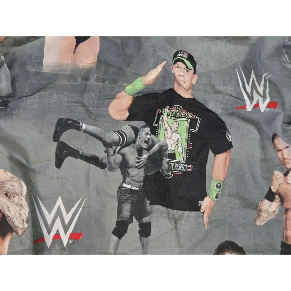 Vintage WWE Twin Sheet John Cena Roman Reigns Randy Orton Daniel Bryan